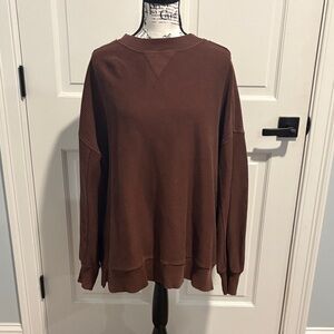 Aerie oversized Brown Sweatshirt